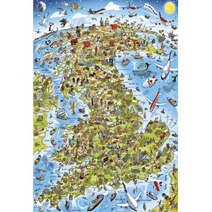 Gibsons (G3431) - Hartwig Braun: "Best of British" - 500 pieces puzzle