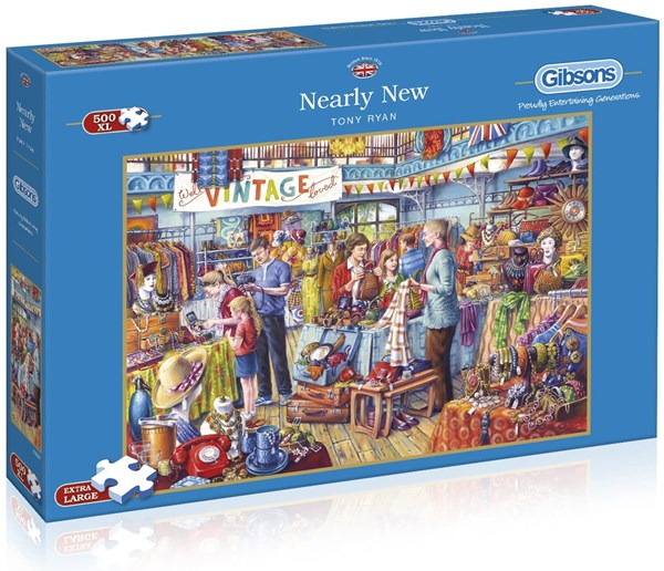 Gibsons (G3527) - Tony Ryan: "Nearly New" - 500 pieces puzzle