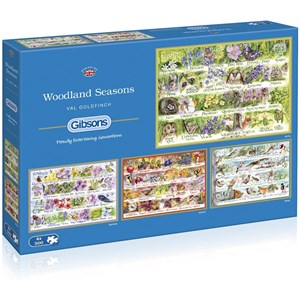 Gibsons (G5048) - "Woodland Seasons" - 500 pieces puzzle