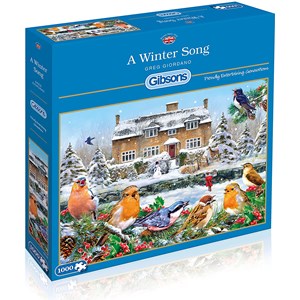 Gibsons (G6199) - Greg Giordano: "A Winter Song" - 1000 pieces puzzle