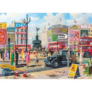 Gibsons (G6256) - Derek Roberts: "Piccadilly" - 1000 pieces puzzle