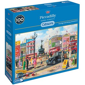Gibsons (G6256) - Derek Roberts: "Piccadilly" - 1000 pieces puzzle