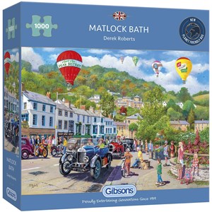 Gibsons (G6280) - Derek Roberts: "Matlock Bath" - 1000 pieces puzzle