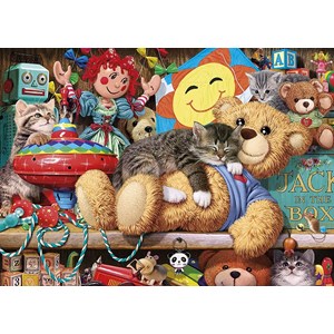 Gibsons (G6281) - Steve Read: "Snoozing on the Ted" - 1000 pieces puzzle