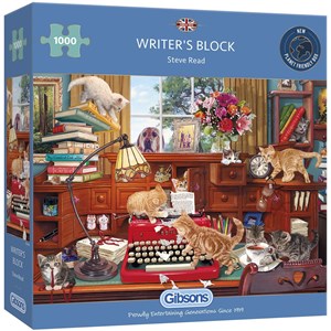 Gibsons (G6290) - Steve Read: "Writer's Block" - 1000 pieces puzzle