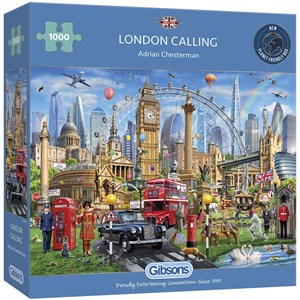 Gibsons (G6294) - Adrian Chesterman: "London Calling" - 1000 pieces puzzle