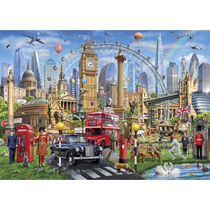 Gibsons (G6294) - Adrian Chesterman: "London Calling" - 1000 pieces puzzle