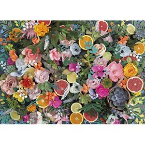 Gibsons (G6600) - Rachel Emma Waring: "Paper Flowers" - 1000 pieces puzzle
