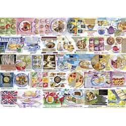 Gibsons (G7107) - Val Goldfinch: "Pork Pies & Puddings" - 1000 pieces puzzle