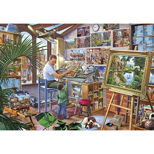 Gibsons (G8017) - Steve Crisp: "A Work of Art" - 2000 pieces puzzle