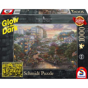 Schmidt Spiele (59497) - "San Francisco, Lombard Street" - 1000 pieces puzzle
