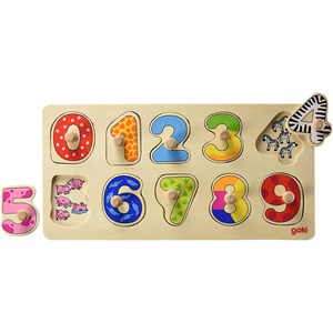 Goki (57480) - "Learn to Count" - 10 pieces puzzle