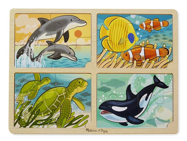 Melissa and Doug (9367) - "Sea Life" - 16 pieces puzzle