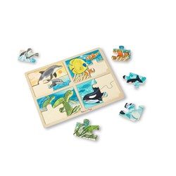 Melissa and Doug (9367) - "Sea Life" - 16 pieces puzzle