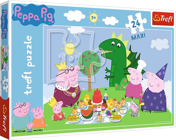 Trefl (14157) - "Peppa Pig" - 24 pieces puzzle