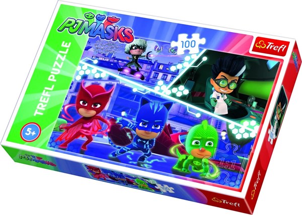 Trefl (16334) - "PJ Masks" - 100 pieces puzzle