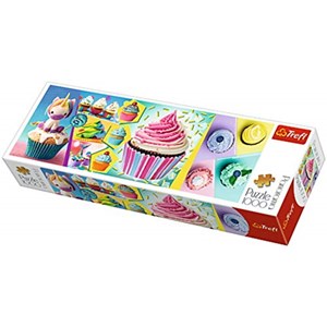 Trefl (29045) - "Colourful Cupcake" - 1000 pieces puzzle