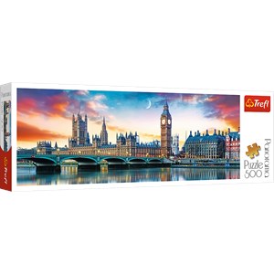 Trefl (29507) - "Big Ben and Palace of Westminster, London" - 500 pieces puzzle
