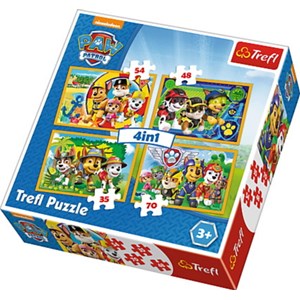 Trefl (34307) - "Always on Time" - 35 48 57 70 pieces puzzle
