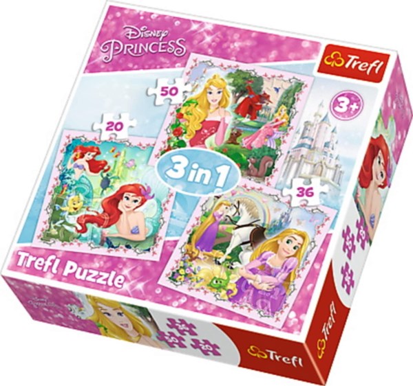 Trefl (34842) - "Disney Princess" - 50 pieces puzzle