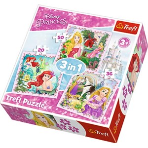 Trefl (34842) - "Disney Princess" - 50 pieces puzzle