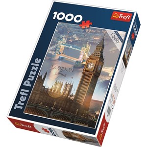 Trefl (103953) - "London at Dawn" - 1000 pieces puzzle