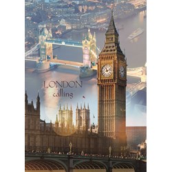 Trefl (103953) - "London at Dawn" - 1000 pieces puzzle