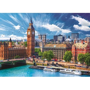 Trefl (37329) - "Sunny day in London" - 500 pieces puzzle