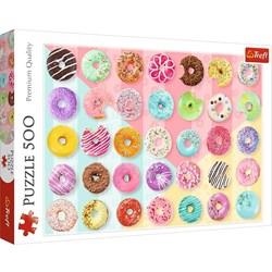 Trefl (37334) - "Sweet Donuts" - 500 pieces puzzle