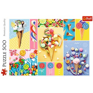 Trefl (37335) - "Favorite Candy" - 500 pieces puzzle