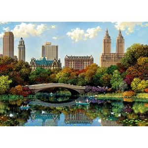 Educa (17136) - Alexander Chen: "Central Park Bow Bridge" - 8000 pieces puzzle