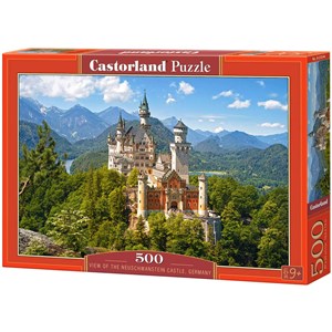 Castorland (B-53544) - "Neuschwanstein Castle, Germany" - 500 pieces puzzle