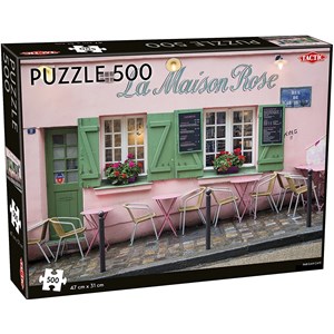 Tactic (55259) - "Parisian Café" - 500 pieces puzzle