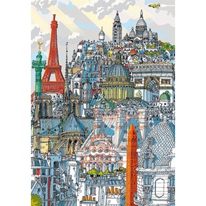 Educa (18471) - Carlo Stanga: "Paris" - 200 pieces puzzle