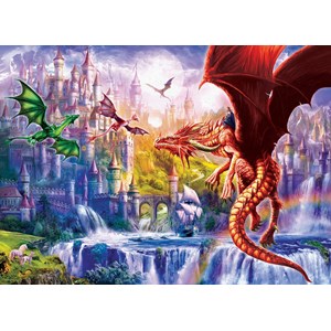 Eurographics (6500-5362) - "Dragon Kingdom" - 500 pieces puzzle