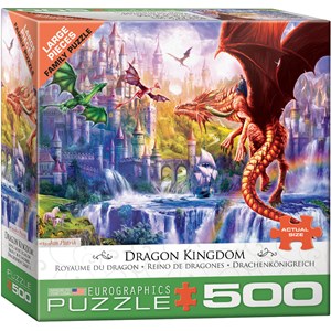 Eurographics (6500-5362) - "Dragon Kingdom" - 500 pieces puzzle