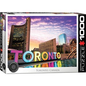 Eurographics (6000-5432) - "Toronto, Canada" - 1000 pieces puzzle