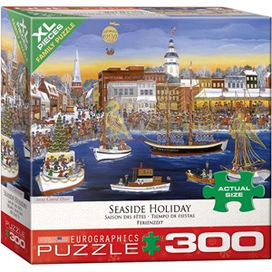 Eurographics (8300-5402) - Carol Dyer: "Seaside Holiday" - 300 pieces puzzle