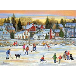 Eurographics (6000-5439) - Patricia Bourque: "Evening Skating" - 1000 pieces puzzle