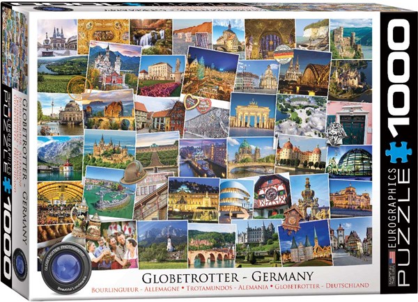 Eurographics (6000-5465) - "Globetrotter Germany" - 1000 pieces puzzle