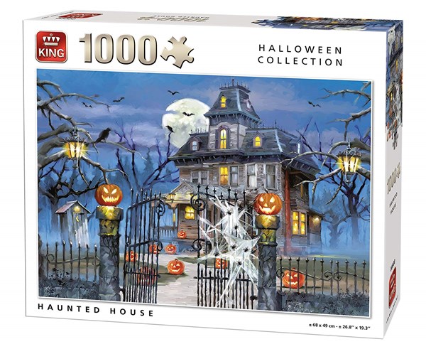 King International (05723) - "Halloween Haunted House" - 1000 pieces puzzle