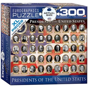 Eurographics (8300-1432) - "Presidents of the United States" - 300 pieces puzzle