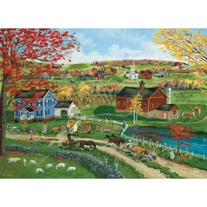 Eurographics (8300-5387) - Bob Fair: "Pumpkin Season" - 300 pieces puzzle