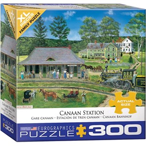 Eurographics (8300-5388) - Bob Fair: "Canaan Station" - 300 pieces puzzle