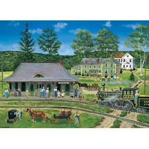 Eurographics (8300-5388) - Bob Fair: "Canaan Station" - 300 pieces puzzle