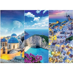 Trefl (33073) - "Greek Holidays" - 3000 pieces puzzle