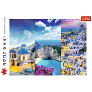 Trefl (33073) - "Greek Holidays" - 3000 pieces puzzle