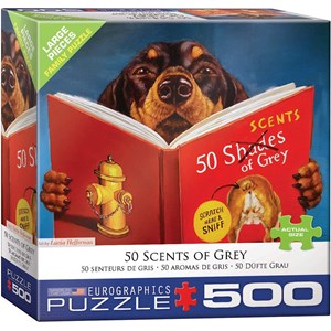 Eurographics (8500-5451) - Lucia Heffernan: "50 Scents of Grey" - 500 pieces puzzle