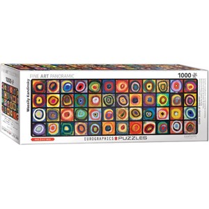 Eurographics (6010-5443) - Vassily Kandinsky: "Color Square" - 1000 pieces puzzle