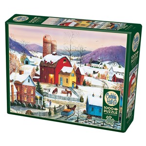Cobble Hill (80007) - Mary Ann Vessey: "Winter Neighbors" - 1000 pieces puzzle